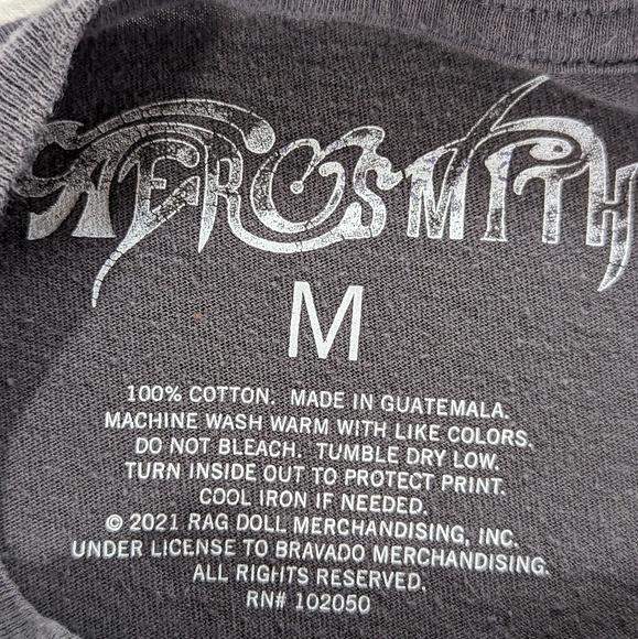 Aerosmith GET YOUR WINGS US Tour '74 Tee Medium - Picture 2 of 9